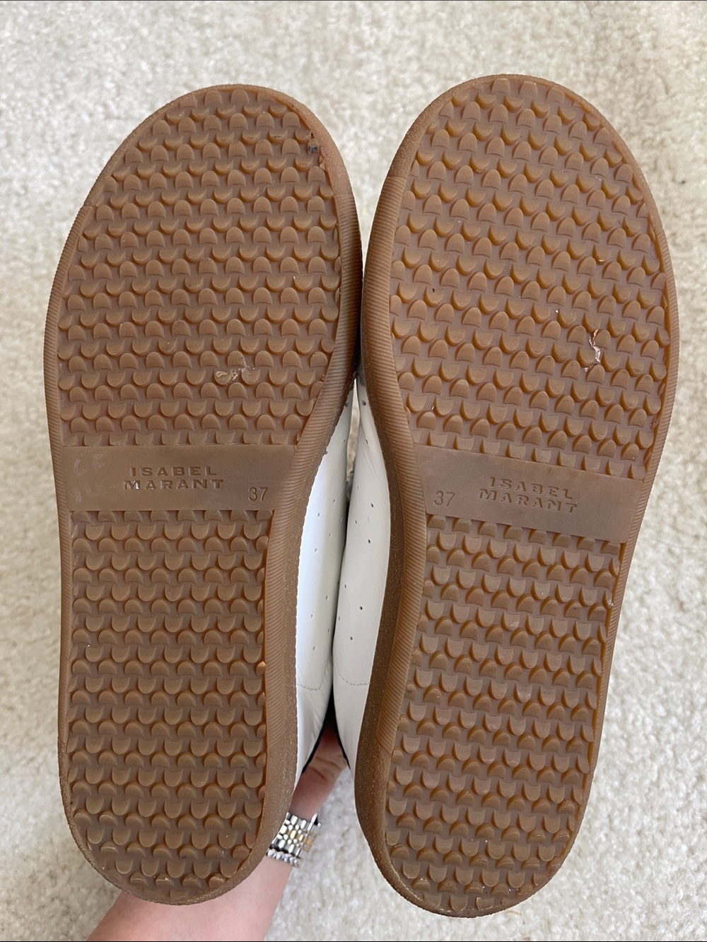 Isabel Marant Beth Low Top Calfskin Leather sneakers Size 37 (women’s size 7) - Picture 9 of 11